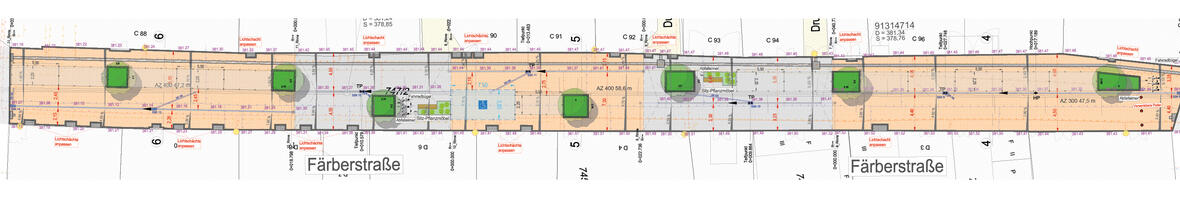 Färberstraße Plan