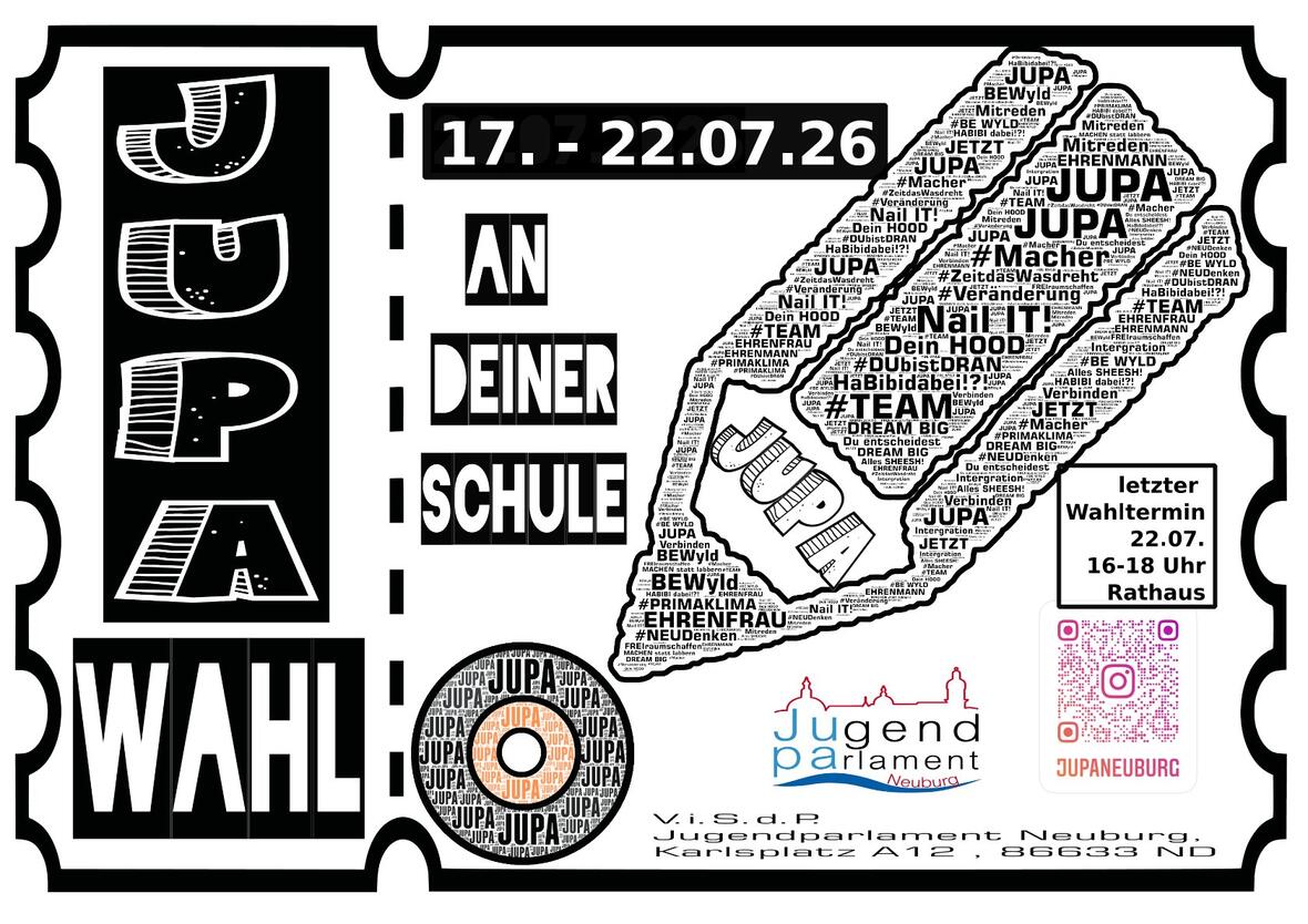 Wahl Jugendparlament 2026 Flyer