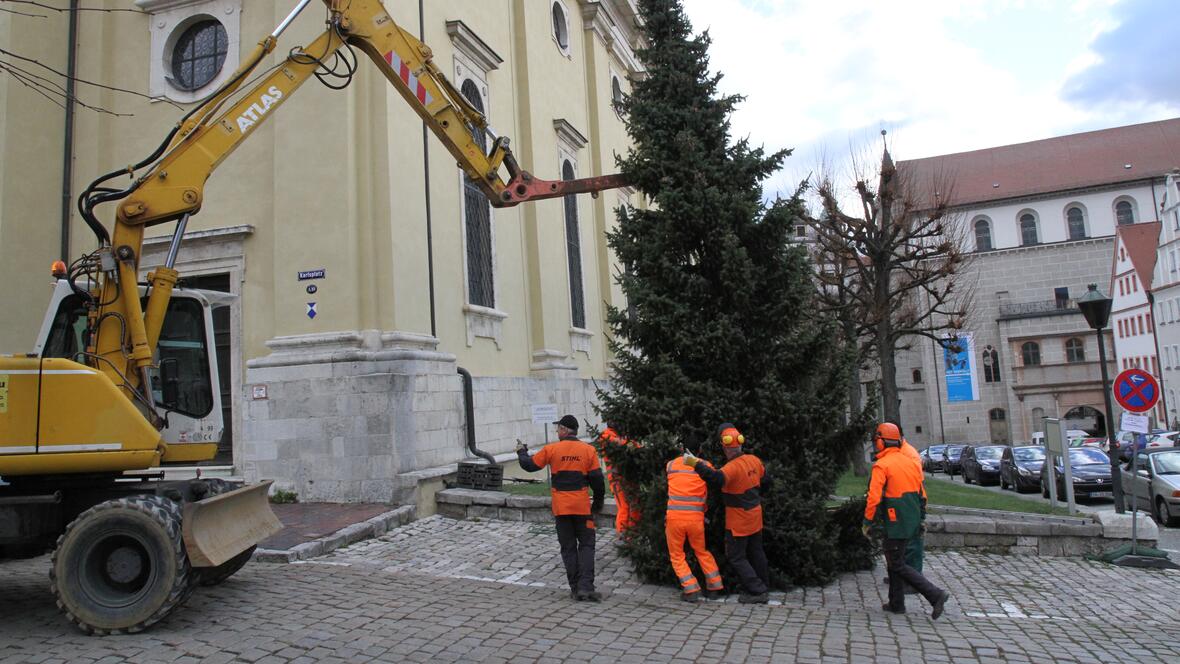 christbaum-aufstellen-karlsplatz