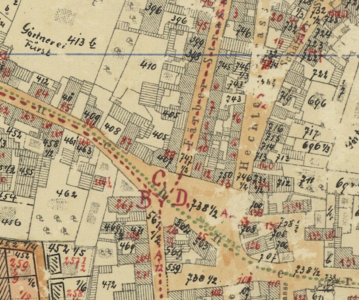 Stadtplan von 1948