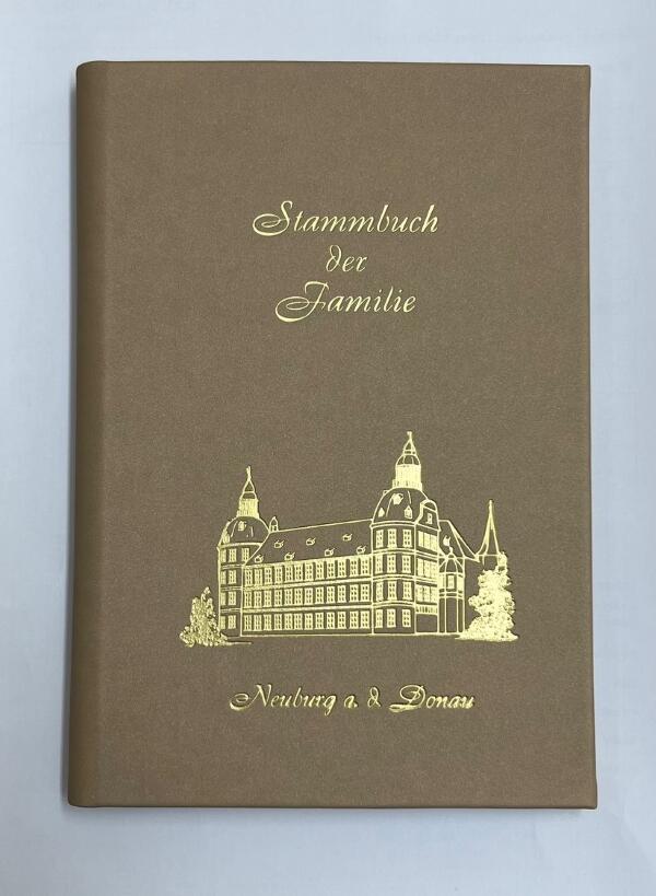 Stammbuch Thermo beige (Neuburger Schloss) - 37 Euro