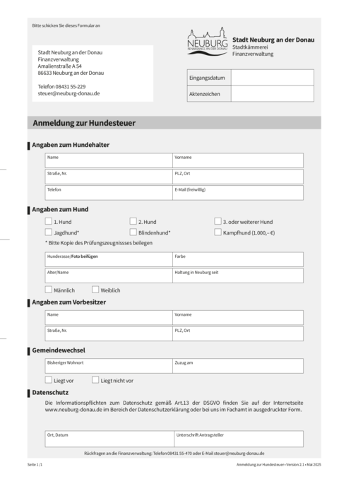 Download-Suche - Stadt Neuburg an der Donau