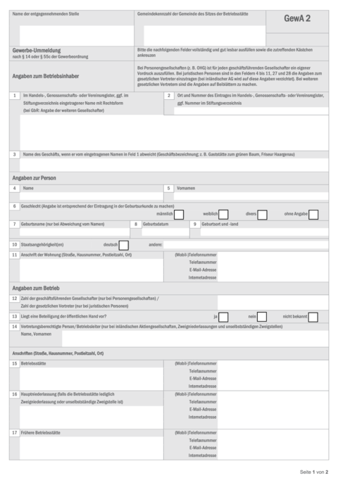 gewerbe-ummeldung-formular