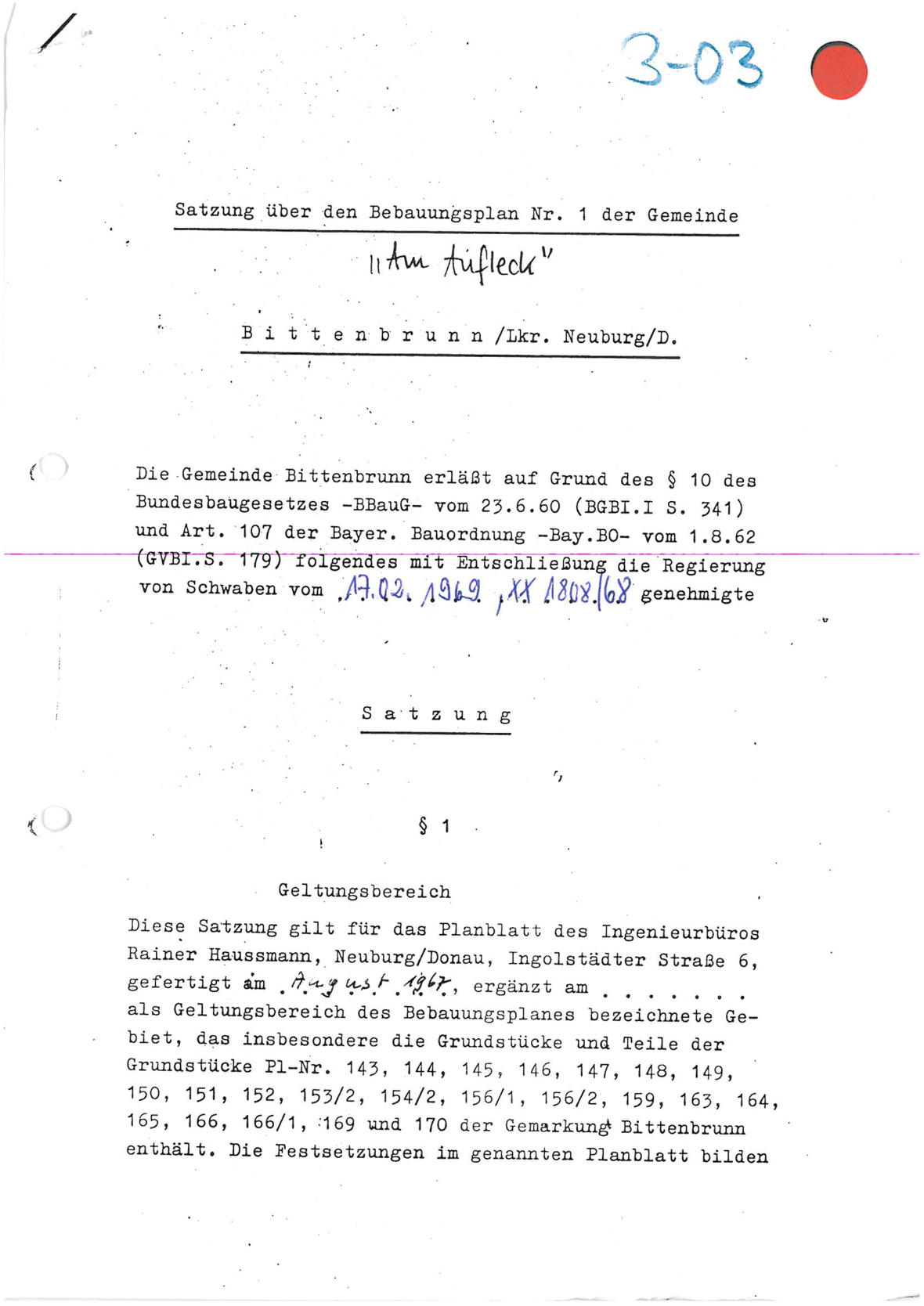 3-03-satzung
